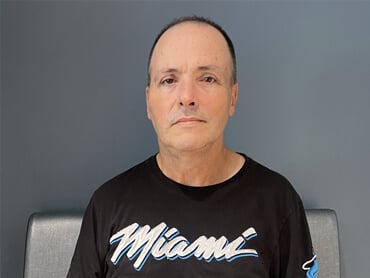 Orlando Pino prepares to head home after rehabilitation.
